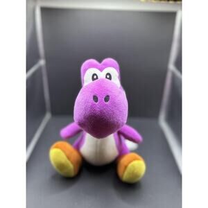 Super Mario Purple Yoshi Plush 7” Nintendo All Star Collection